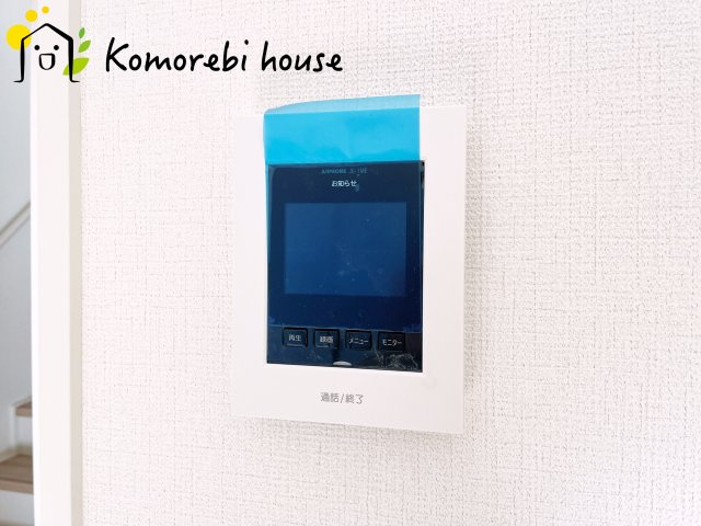 上尾市原市　20期　新築一戸建て　グラファーレ　04の防犯設備|モニター付インターホンです