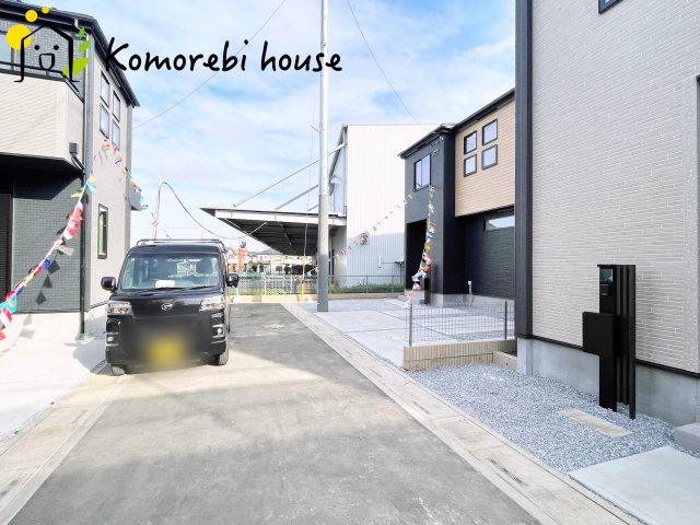 上尾市原市　20期　新築一戸建て　グラファーレ　04の前面道路含む現地写真|前面道路含む現地写真です