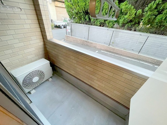 カーサユタカのバルコニー