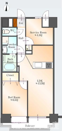ライオンズマンション藤沢鵠沼の間取り
