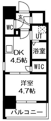 【間取り】 | ワールドアイオオサカウエストゲート