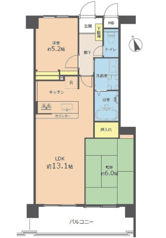 ルミエール宇品御幸通りの間取り