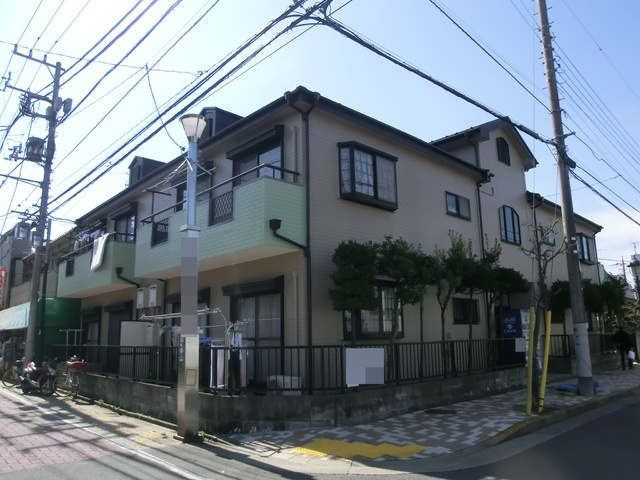 アーバンハイム大新の外観|閑静な住宅街にあるアパートです。