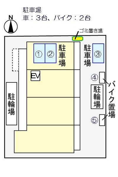 シーザスパレス錦糸町の区画図
