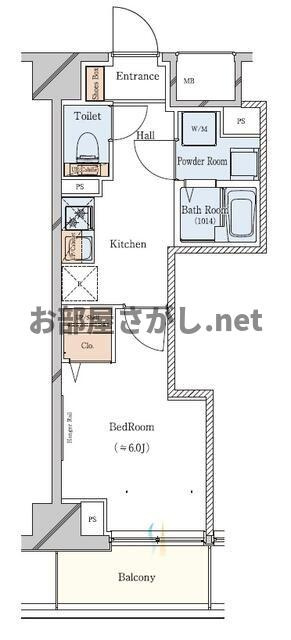 ガリシア駒込ＥＡＳＴ【11月下旬入居可】の間取り