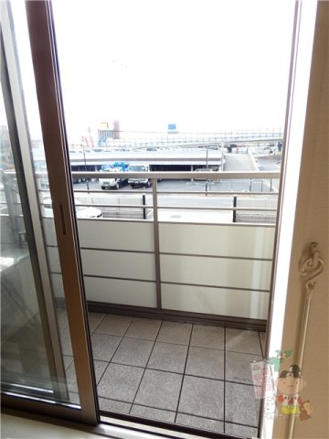 エストガーデン青江のバルコニー