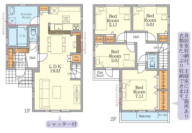 【間取り】 | 4LDKはリビングダイニングキッチンと4つの居室がある間取りで、大家族や二世帯住宅に最適。広々としたリビングで家族団らんを楽しみ、個室でプライベートな時間も確保でき、快適な生活を送ることができますよ。