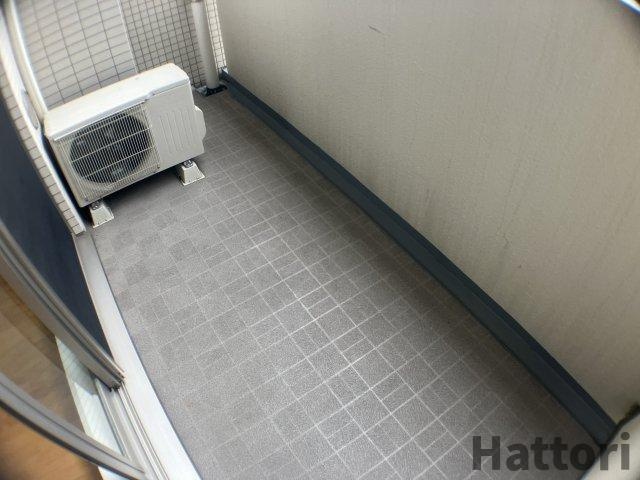 アスリート江坂Ⅱ番館のバルコニー