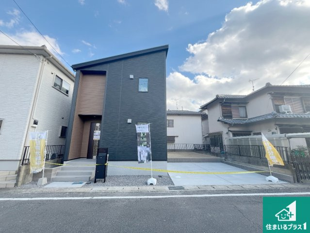 栗東市小平井　第1期　新築一戸建ての外観|お客様に長く安心して住んでいだだける事にこだわった家づくり！住んでからのアフターサービスにもしっかりと取り組んでいます！