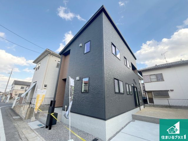 栗東市小平井　第1期　新築一戸建ての外観|安心の10年保証！外観を美しく保ち、雨水で汚れを落とします！気になることがありましたら、お気軽にお問い合わせください！