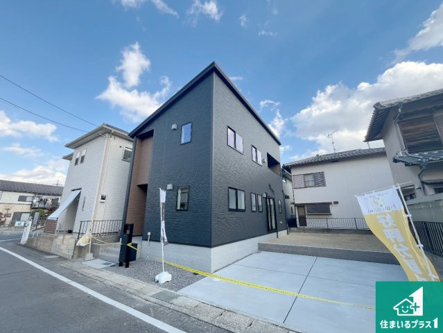 栗東市小平井　第1期　新築一戸建ての外観|お客様に長く安心して住んでいだだける事にこだわった家づくり！住んでからのアフターサービスにもしっかりと取り組んでいます！