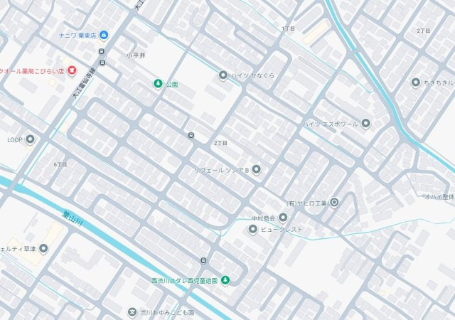 栗東市小平井　第1期　新築一戸建ての地図
