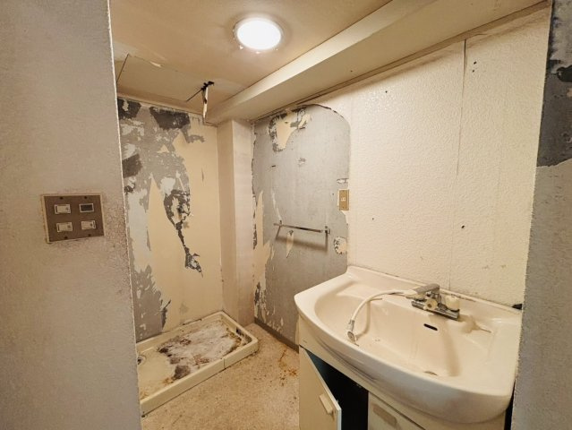 和泉府中ハウスA棟の洗面所