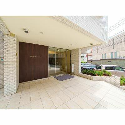 港区高輪３丁目の賃貸マンションのエントランス|外観 