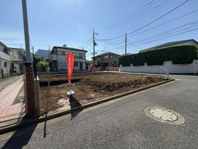 練馬区大泉学園町２丁目の新築一戸建の前面道路含む現地写真|現地 