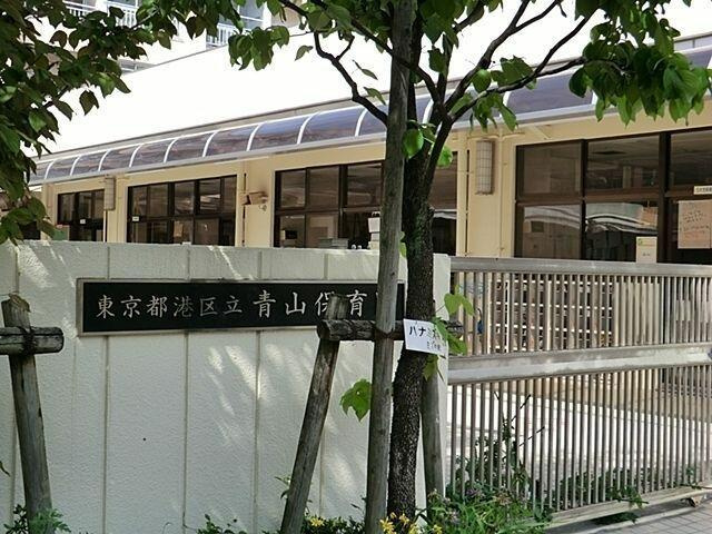 港区南青山６丁目の賃貸マンションのエントランス|港区立青山保育園まで250m 