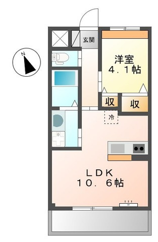 モンテ　フェリーチェの間取り