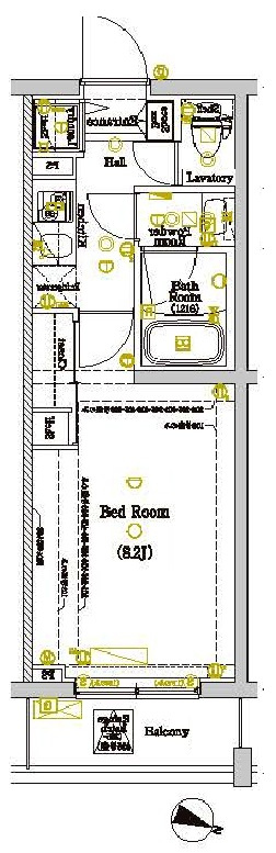 DIPS赤羽北WESTの間取り