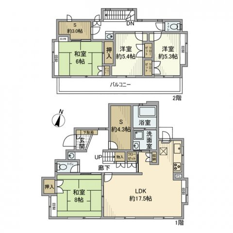 小泉戸建の間取り