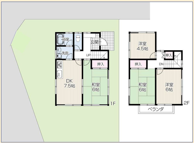 【間取り】 | 4DKはダイニングキッチンと4つの居室がある間取りです。大家族や二世帯住宅、または複数人で暮らす場合に適しています。食事スペースとくつろぎの場を分け、それぞれの個室も確保できるため、快適に過ごせます。