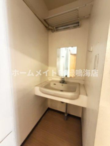 昭和区桜山店舗の洗面所