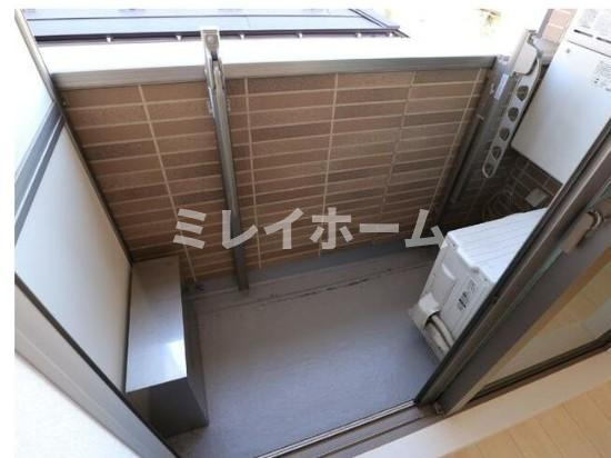 バロス大森のバルコニー