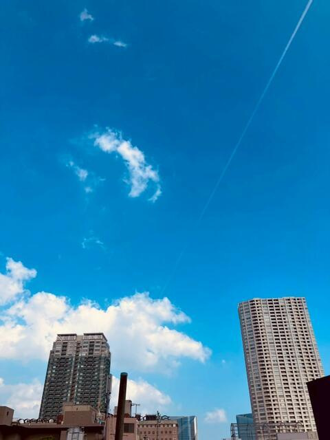 港区白金台１丁目の一戸建ての外観パース|青い空を独り占め♪洗濯物も良… 