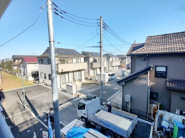 【展望】 | 富士見市水子第３２　全３棟　2号棟 | バルコニーからの眺望です