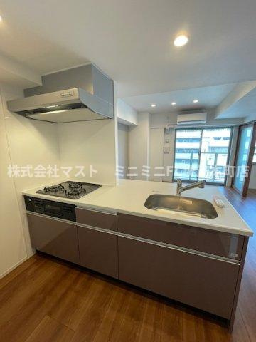 大阪市中央区内久宝寺町２丁目の賃貸マンションのキッチン