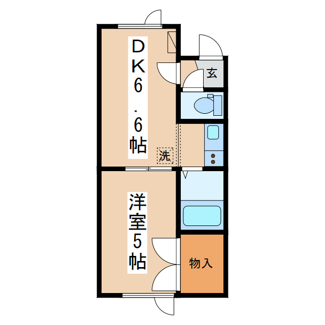 メゾンド千田Ｂの間取り