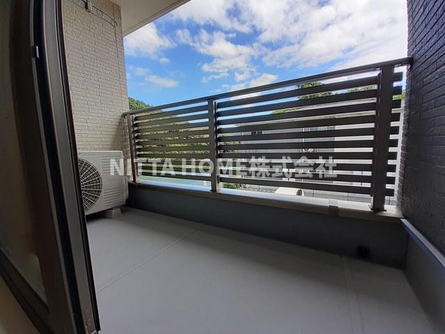 おおらいハイムのバルコニー|南東向きのバルコニーです＊