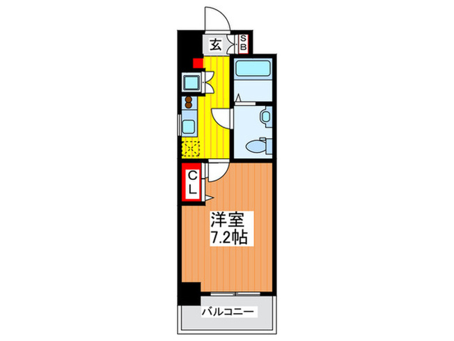 【間取り】 | レジュールアッシュ西天満