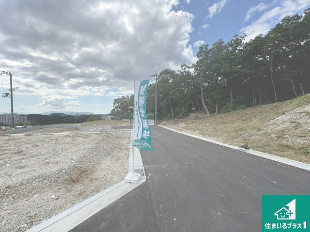 神戸市須磨区車　売土地の前面道路含む現地写真|周辺は落ち着いた街並みの住宅地！子育てがしやすい住環境です！