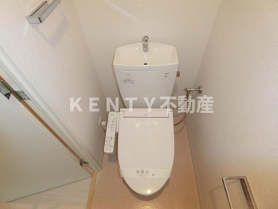 【トイレ】 | パークハビオ戸越 | 清潔感のあるトイレです