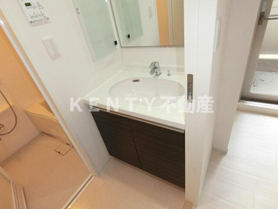 【洗面所】 | パークハビオ戸越 | スペースが確保できる洗面所です