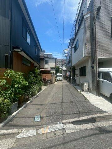 北区岩淵町の新築一戸建の前面道路含む現地写真|前面道路の風景 