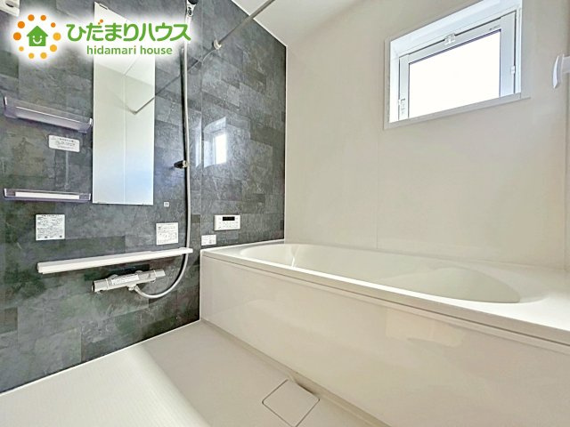 【浴室】 | 水戸石川4丁目1期　新築戸建 | ゆったり浸かれる広々バスルーム♪お子様とも一緒に入れます(^^)/