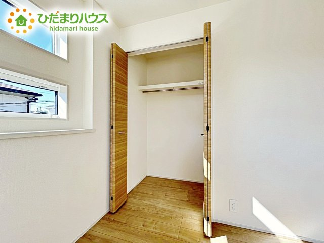 【収納】 | 水戸石川4丁目1期　新築戸建 | 居室にゆとりが持てる大収納クローゼット付き♪