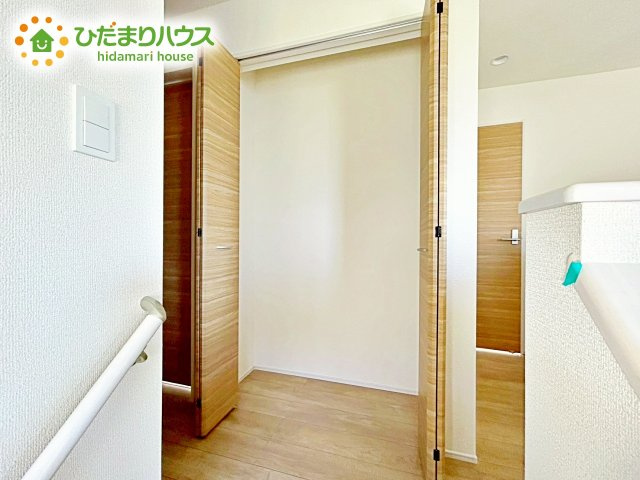 【収納】 | 水戸石川4丁目1期　新築戸建 | 家族みんなで共同で使える便利な廊下収納！