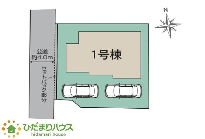 【区画図】 | 水戸石川4丁目1期　新築戸建 | 小学校徒歩10分圏内なので、お子様の通学も安心。