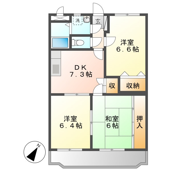 メゾンエトワールの間取り