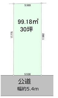 【土地図】 | 南区三吉町四丁目　売地 | 区画図　※図面と現況が異なる場合は現況優先といたします。