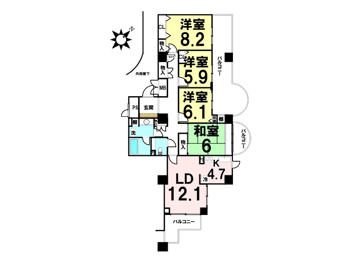 A.CITYタワーズウエスト・タワー棟