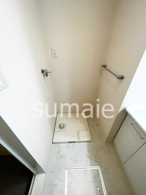 Grand Chariotの洗面所|室内洗濯機置き場です