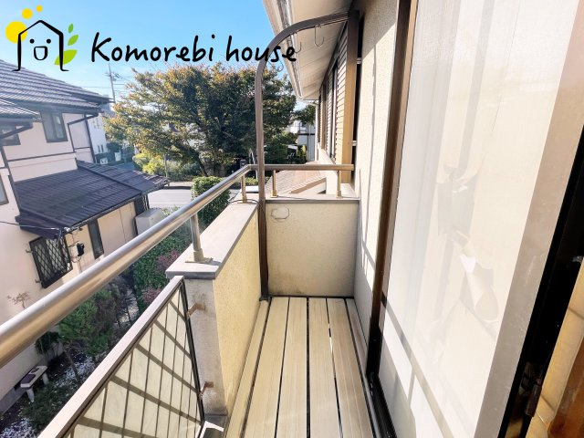 白岡市新白岡　中古一戸建てのバルコニー|落ち着いた時間を過ごせるバルコニーです