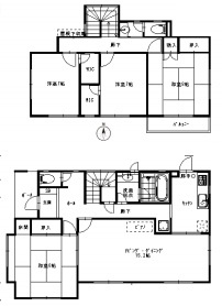 白岡市新白岡　中古一戸建ての間取り|白岡市新白岡　中古一戸建て、4LDK、土地面積180.51m2、建物面積131.24m2