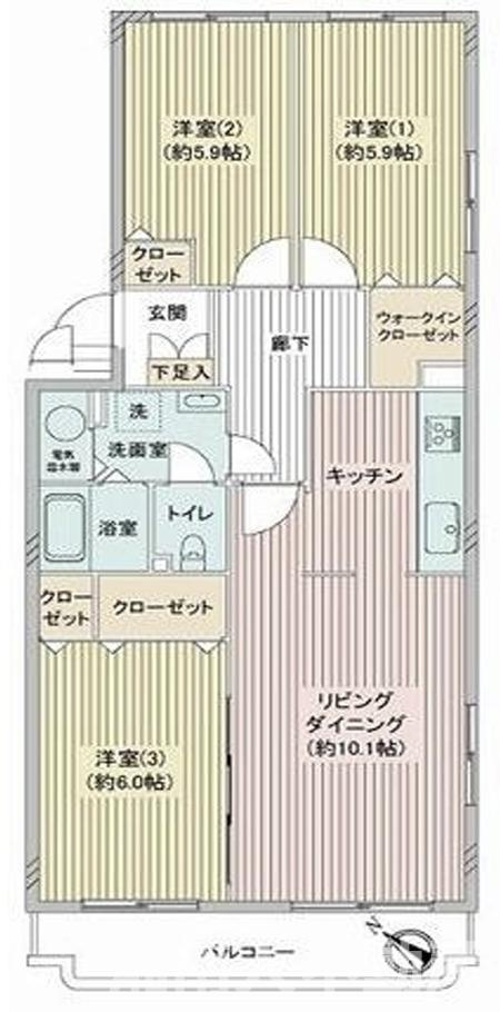 藤沢藤が岡ハウスの間取り