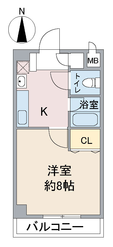 レージュ　ウエストの間取り