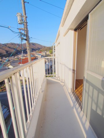 コーポUKのバルコニー