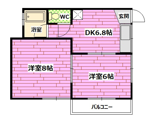 コーポUKの間取り